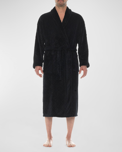Majestic International Ultra Luxe Robe In Black