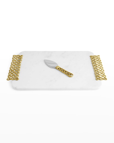 Michael Aram Love Knot Cheese Board & Spreader