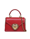 DOLCE & GABBANA SMALL DEVOTION HANDBAG IN SMOOTH CALFSKIN