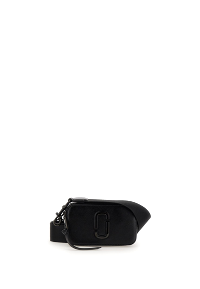 Marc Jacobs The Dtm Snapshot Leather Shoulder Bag In Black | ModeSens
