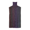 MISSONI STRIPED SEQUIN-EMBELLISHED KNITTED TOP