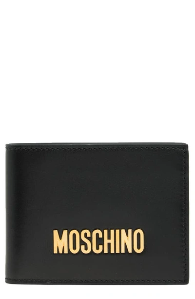 Moschino Bifold Wallet In Black