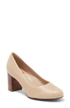Marc Joseph New York Midtown Pump In Nude Napa Soft