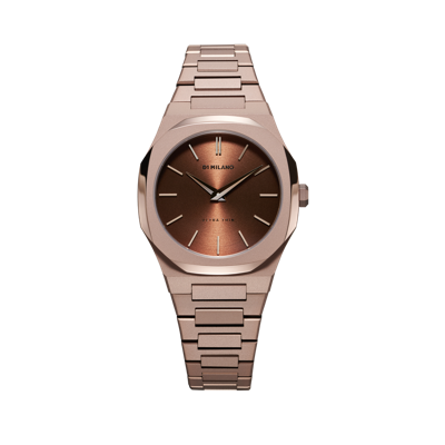 D1 Milano Watch Ultra Thin Bracelet 34 Mm In Brown