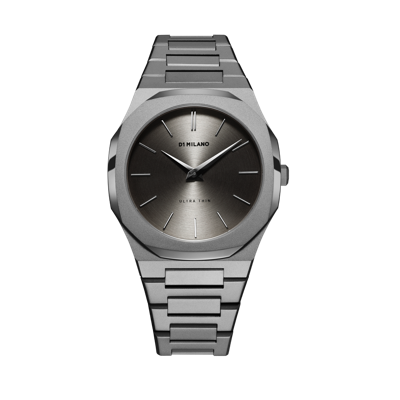 D1 Milano Watch Ultra Thin Bracelet 40 Mm In Grey