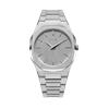 D1 Milano Watch Ultra Thin Bracelet 40 Mm In White