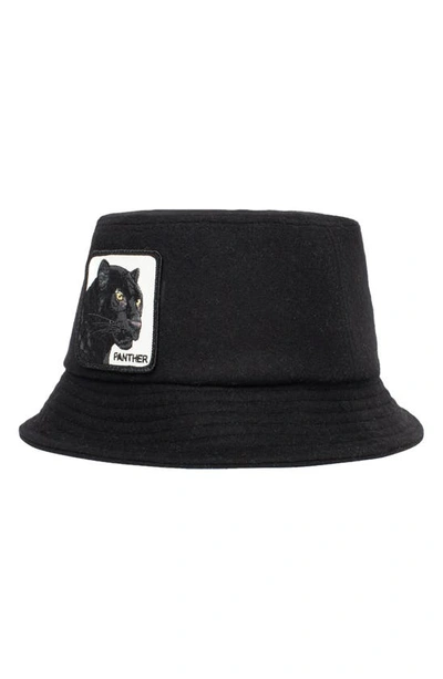 Goorin Bros Panther Heat Wool Blend Bucket Hat In Black