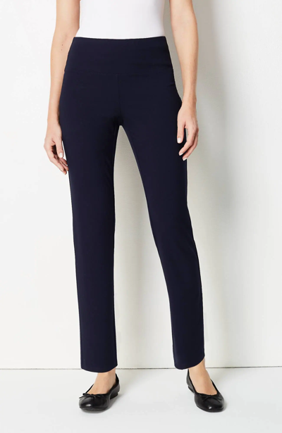 Jjill J.jill Wearever Smooth fit Slim leg Pants In Navy Blue ModeSens