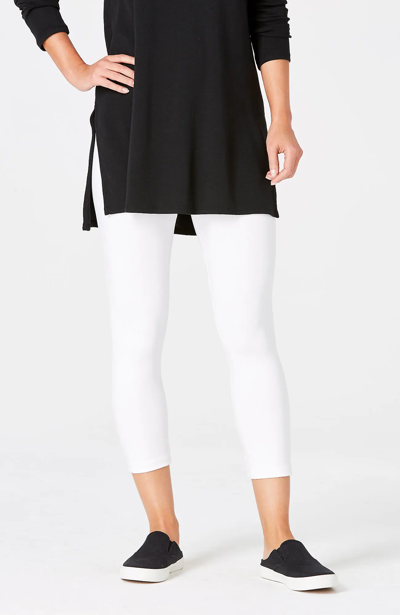 Jjill J.jill Pima Capri Leggings In White