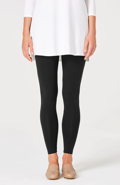 Jjill J.jill Pima Ankle-length Leggings In Black