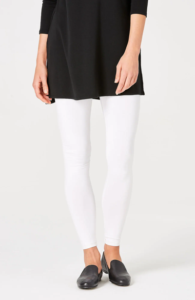 Jjill J.jill Pima Ankle-length Leggings In White