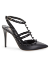 Valentino Garavani Women's Rockstud Leather Pumps In Nero