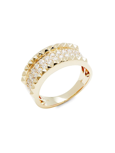 Saks Fifth Avenue Women's 14k Yellow Gold & 0.70 Tcw Diamond Ring