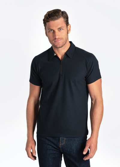 Lole Colin Polo Short Sleeve In Black Beauty