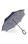 Shedrain Unbelievabrella Reversible Umbrella In Navy/ Bond Navy