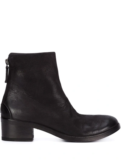 Marsèll Black Leather Listo Boots