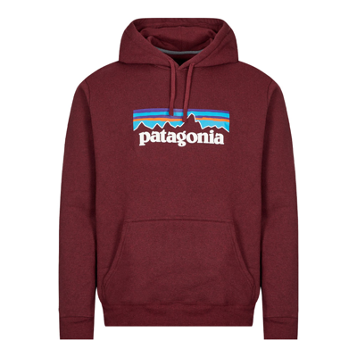 Patagonia P-6 Logo Uprisal Hoodie - Sequoia Red