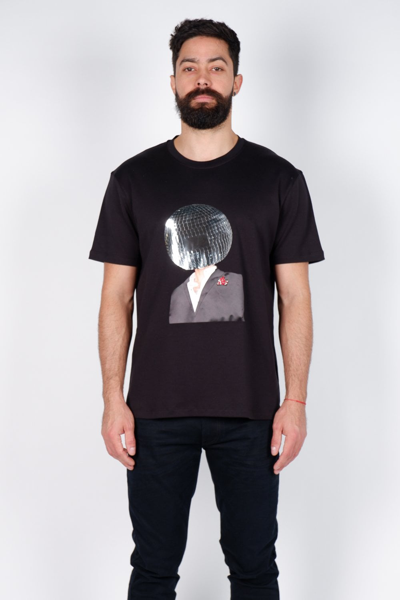 Limitato Graphic-print Short-sleeved T-shirt In Black