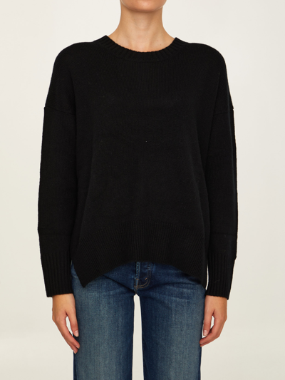Allude Black Cashmere Sweater