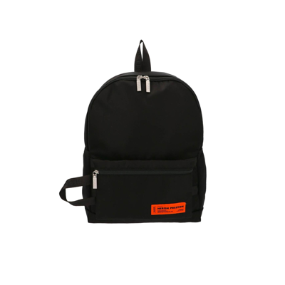 Heron Preston Logo Backpack In Black