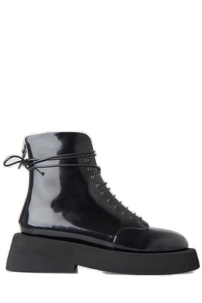 Marsèll Gommello Derby Ankle Boots In Black