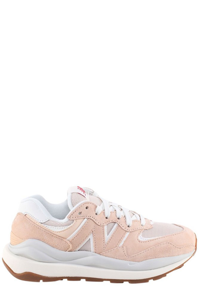 New Balance Womens Pink Leather Sneakers