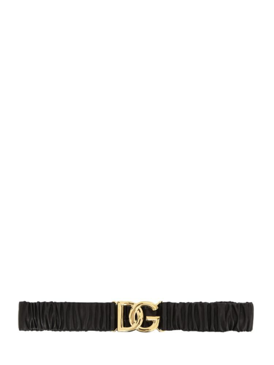 Dolce E Gabbana Women's  Black Other Materials Belt