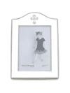 Reed & Barton Abbey Cross Silverplated Picture Frame, 4 X 6 In Metallic Tones