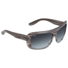 Ray Ban Blair Blue Gradient Grey Rectangular Unisex Sunglasses Rb2196 13143m 64 In Blue / Grey