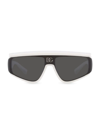 Dolce & Gabbana Men's Dg6177 46mm Mask Sunglasses In Dark Grey
