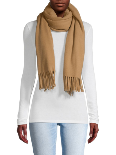 Acne Studios Canada Wool Scarf In Dark Camel