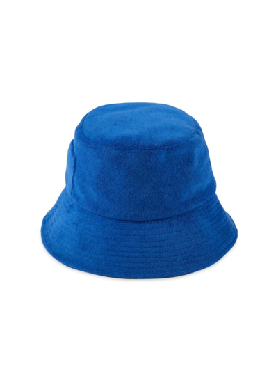 Lack Of Color Wave Terry Bucket Hat In Blue