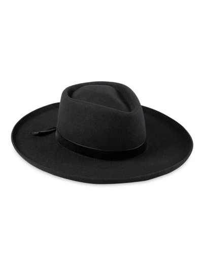 Lack Of Color Val Diamond Wool Hat In Black