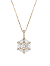 Goshwara Women's Queen 18k Yellow Gold, Diamond, & Enamel Hexagonal Pendant Necklace