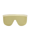 Celine Metal Mask Sunglasses In Shiny Endura Gold