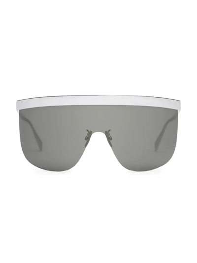 Celine Metal Mask Sunglasses In Shiny Palladium