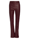 TWP WOMEN'S SKINNY LOVE LEATHER SLIT-FRONT PANTS