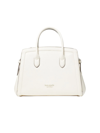 Kate Spade Medium Knott Leather Satchel In Milk Glass