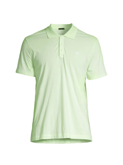 Atm Anthony Thomas Melillo Classic Logo Jersey Polo Shirt In Rosemary