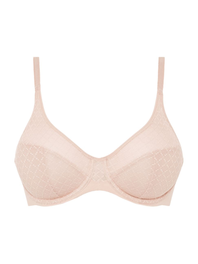 Chantelle Norah Mesh Molded Bra In Rose