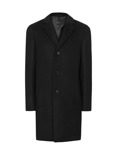 Reiss Gable Wool-blend Coat In Black