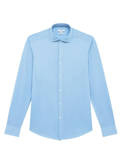 Reiss Nate Button-up Shirt In Nate Soft Blue