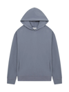 Reiss Kace Relaxed-fit Cotton-jersey Hoody In Ashley Blue