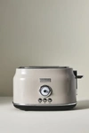 Haden Dorset 2-slice Wide Slot Stainless Steel Toaster In Beige