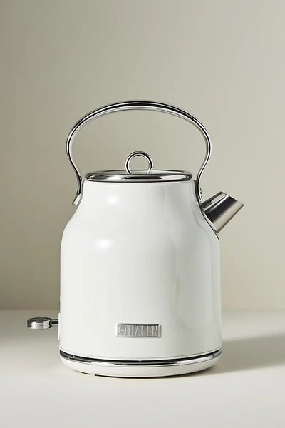 Haden Heritage 1.7 Liter Electric Kettle In White
