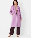 Ann Taylor Petite Chesterfield Coat In Summer Orchid