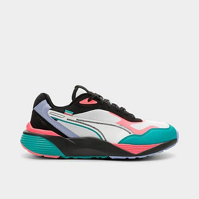 Puma Rs-metric Sneaker In  White/fiery Coral/turquoise/light Violet