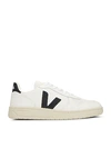 Veja 20mm Campo Leather Sneakers In Extra White & Black