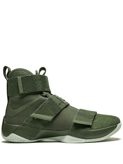 Pre-owned Nike Lebron Soldier 10 Sfg Lux 'cargo Khaki' In Green