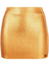 Diesel Orange M-argette Miniskirt In Orange